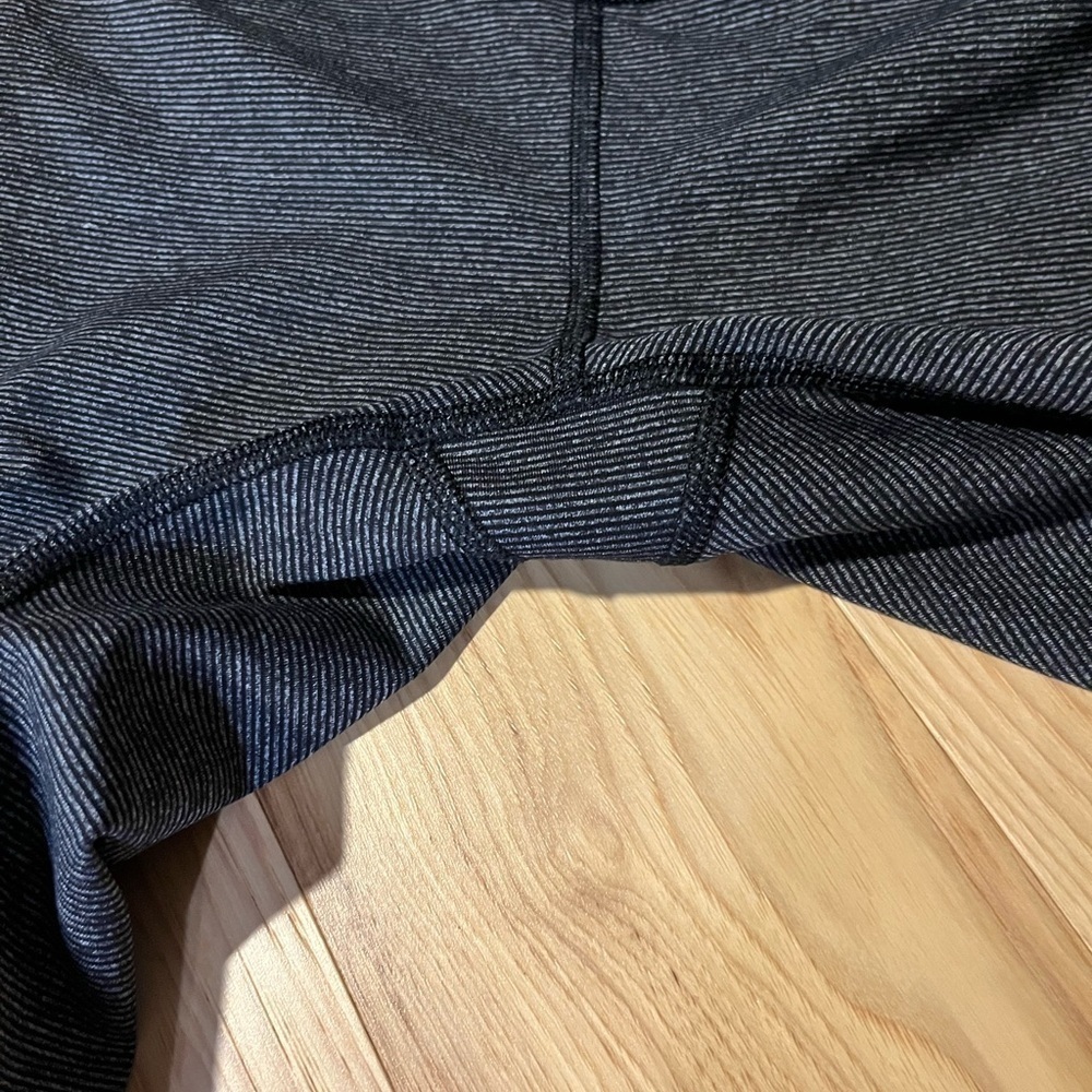 Lululemon Run Pace Tight Wee Stripe Black Heathered Black / Black - Picture 7 of 8